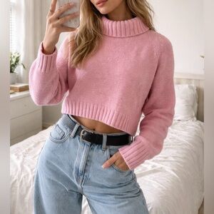 Vintage Liz Claiborne Barbiecore Cotton Blend Sweater – Pink | Size M